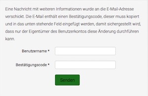 Bestätigung