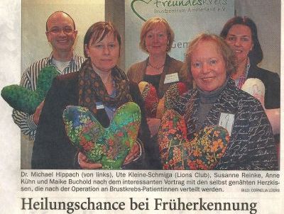 2013 02 28 Jever Wochenblatt Die Brust MammaCare