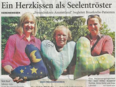 2015 08 12 NWZ Herzkissen als Seelentröster